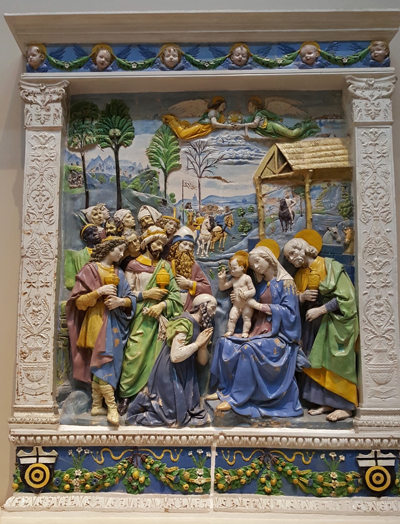 The Adoration of the Kings, Andrea della Robbia